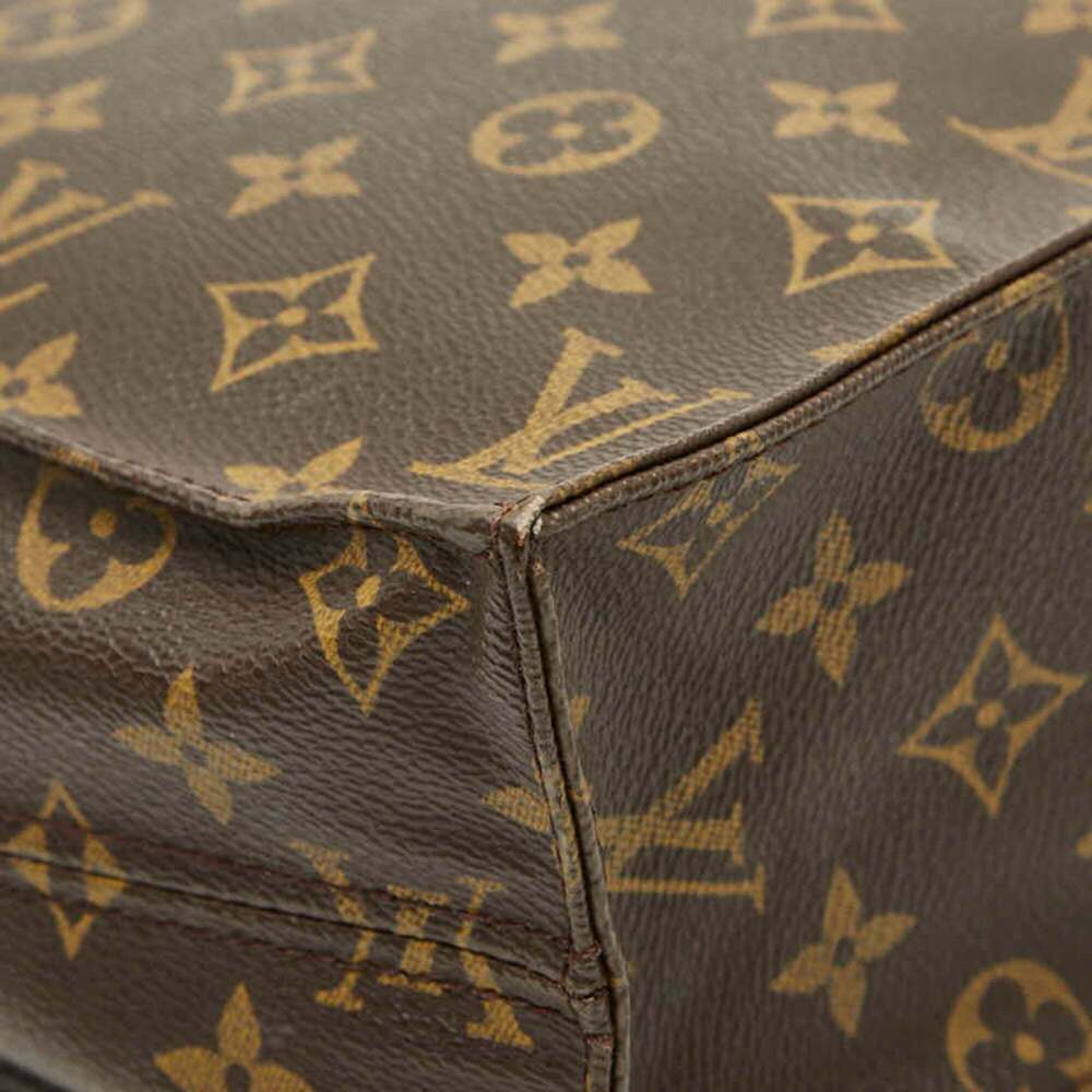 LOUIS VUITTON Brown Monogram Leather Tote Bag - Picture 4 of 11